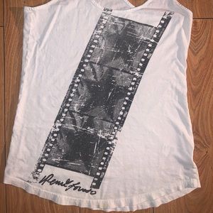 White tank top